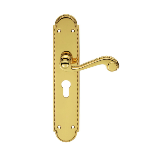 CHESHAM LEVER HANDLE ON LONG BACKPLATE